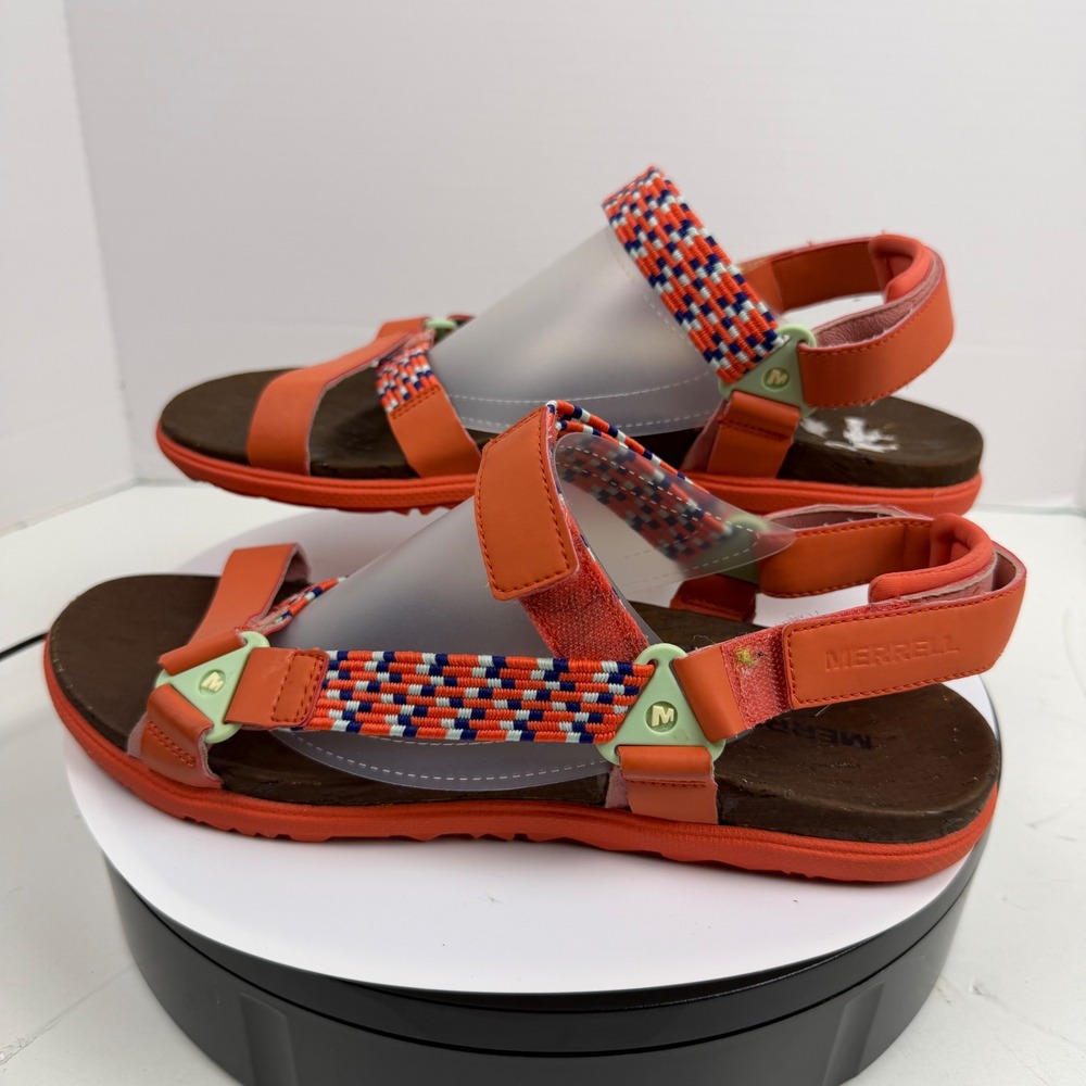 Merrell District Mendi Backstrap Sandals Womens 11 Hot Coral Orange J94232 - Picture 3 of 16